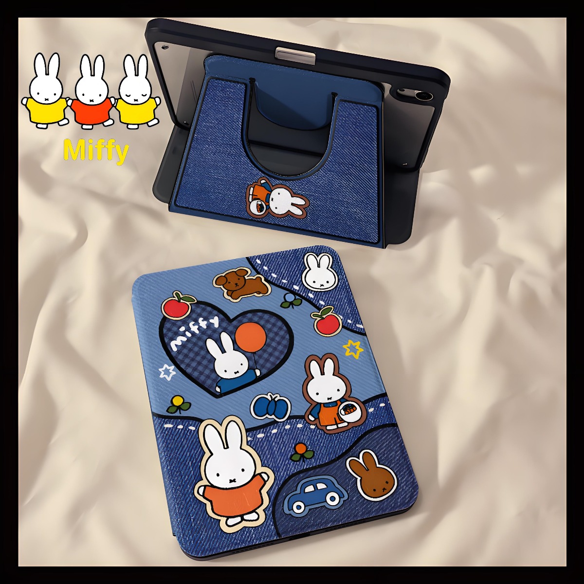 Tablet Accessories Case - Kawaii Miffy Tavşan Tablet Kılıfı Balon