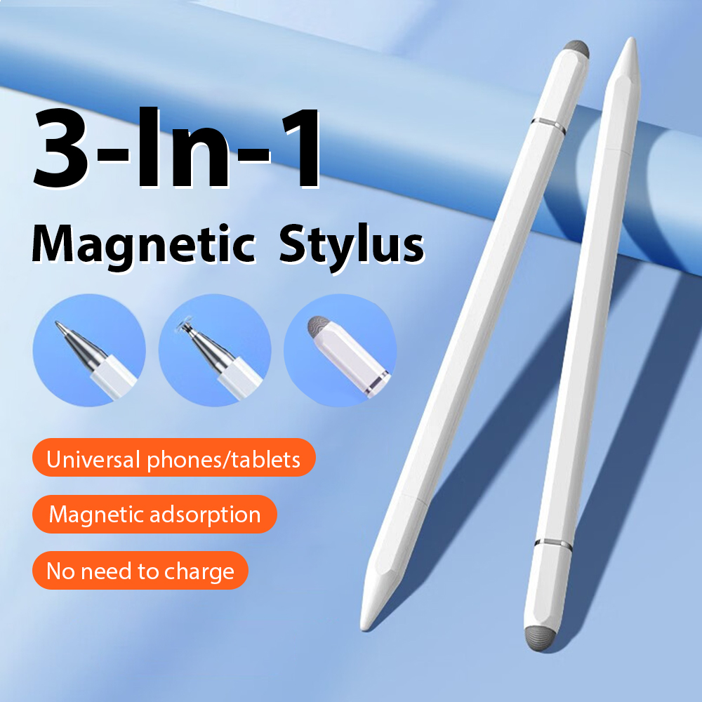 Tablet Accessories Kids - 3 in 1 Manyetik Evrensel Stylus
