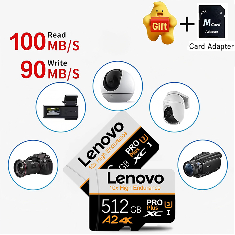 Microsd Card Tablet - Lenovo Hafıza Kartı 16GB 32GB 64GB