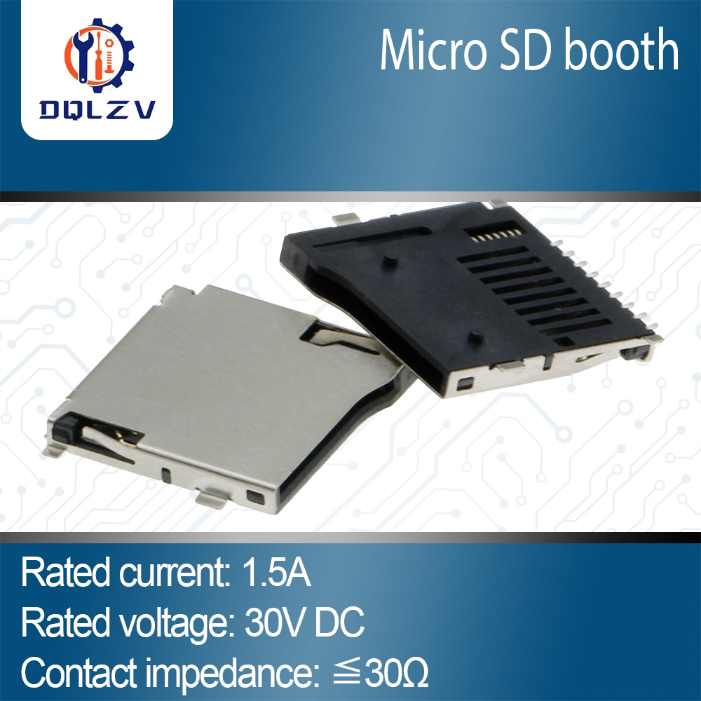 Microsd Card Tablet - SD kart soketi adaptör otomatik PCB
