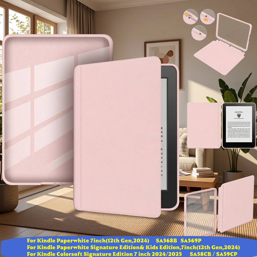 Kindle Tablet Accessories - Kindle Paperwhite 12. Nesil Colorsoft Signature