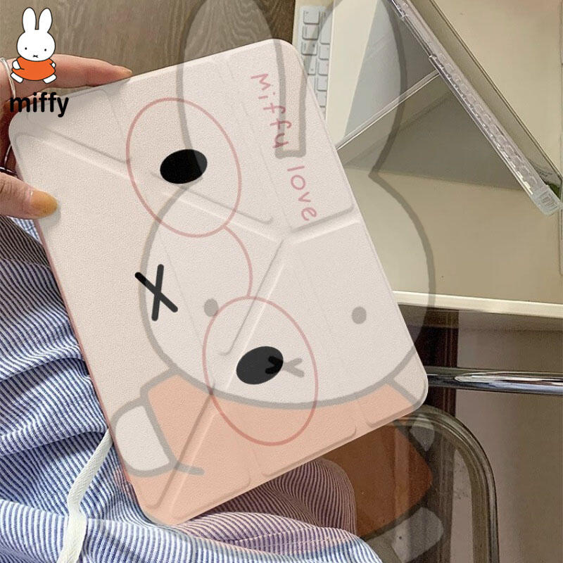 Tablet Accessories Case - Karikatür Miffy Ipad Tablet Koruyucu Kılıf