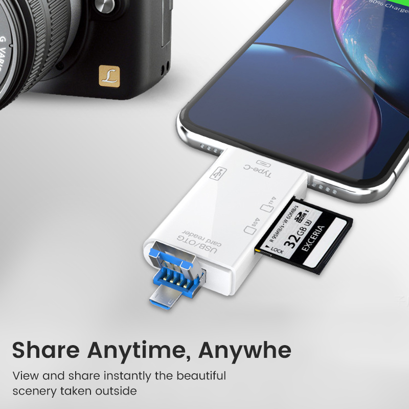 USB Tip C Kart Okuyucu 6'sı 1  - Tablet Reading Accessories incelemesi ve fiyatı