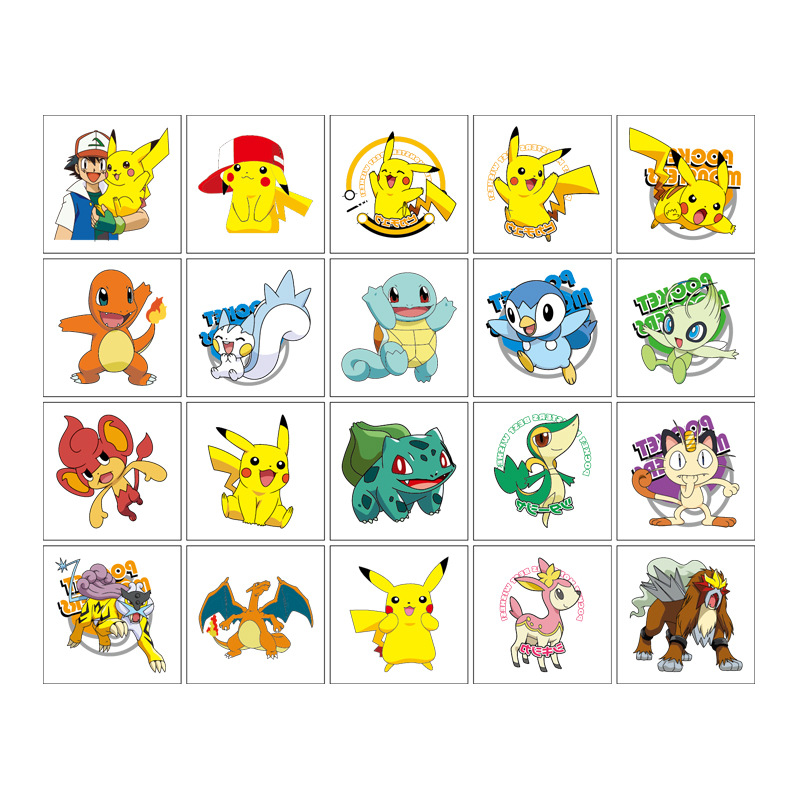 5*5 cm 20 adet Pokemon Pikachu - Tablet Cute Accessories incelemesi ve fiyatı