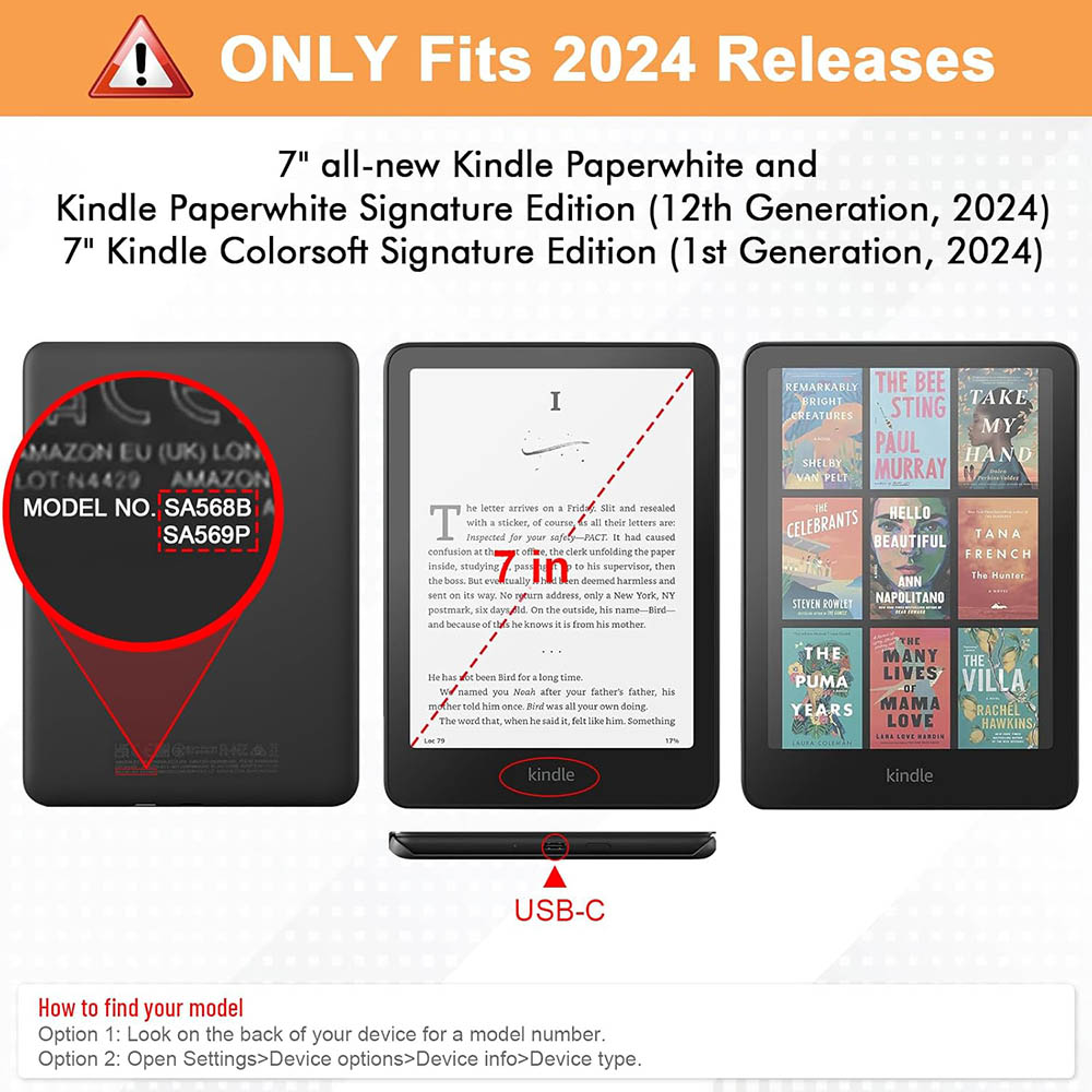Kindle Paperwhite 2024 12. Nes - Kindle Tablet Accessories incelemesi ve fiyatı