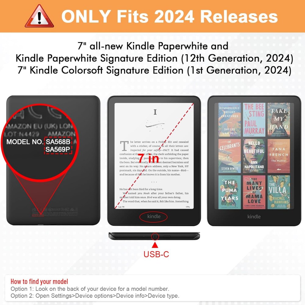 Kindle Paperwhite 2024 12. Nes - Kindle Tablet Accessories incelemesi ve fiyatı