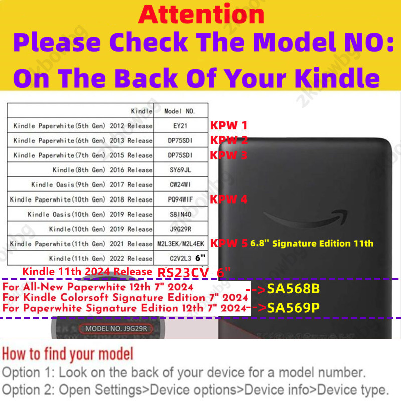 Funda 2024 RS23CV Kindle Kılıf - Kindle Tablet Accessories incelemesi ve fiyatı